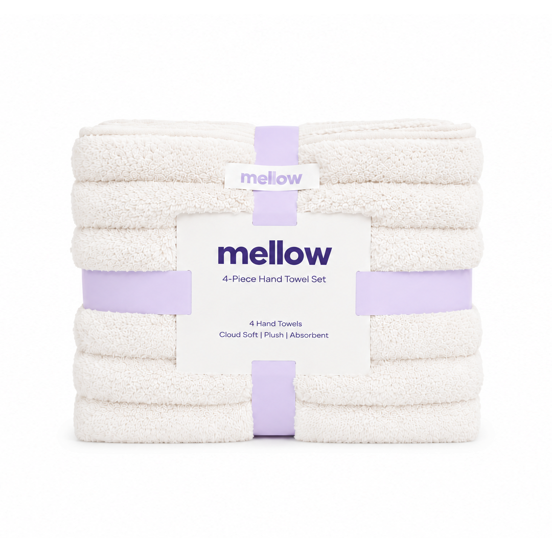 Ribbed Hand Towels (4-Pack)